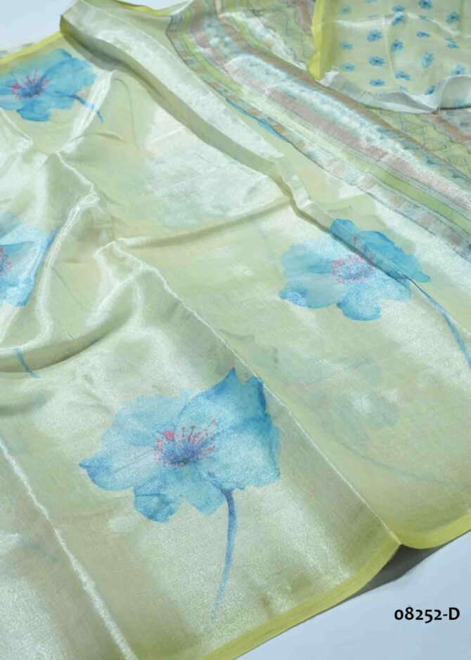Amrutha - 08252-D   Green Color Digital Printed Uppada Saree CM1252990 (RR2E)