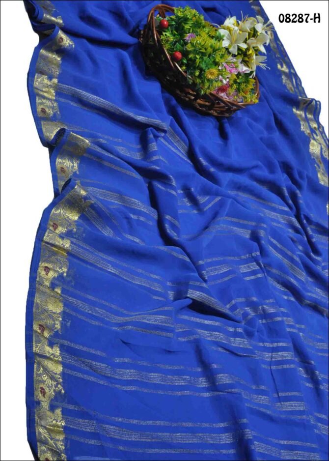 Akila -08287-H  Ink Blue Color New Arrival Georgette Saree CM1249776 (LR11C)
