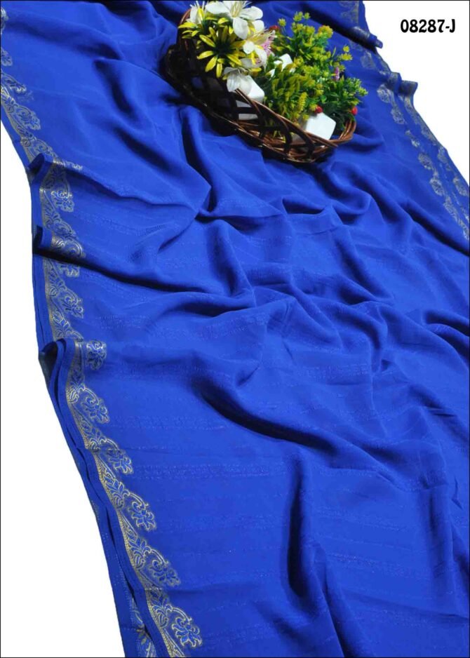 Akila -08287-J  InkBlue Color New Arrival Georgette Saree CM1249776 (LR11C)