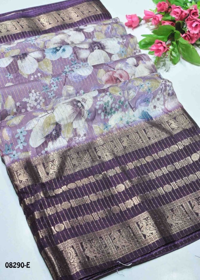 Dikshitha - 08290-E  Mauve Purple Color New Arrival Dola Silk Saree CM1254471 (LR6E)