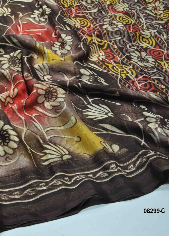 Nithya -08299-G  Brown Color Simply Synthetic  Saree CM1267395 (LR11E)