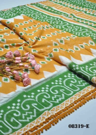 Ananya -08319-E Daisy Yellow Color Casual Look Pure Cotton Saree CM1258146 [RR4D]
