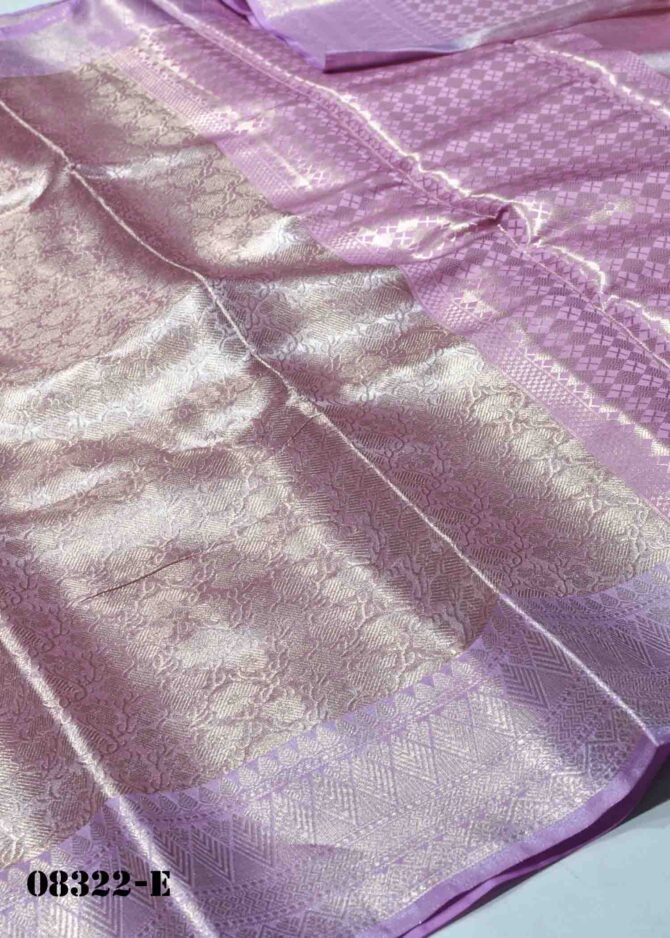 Vidhya - 08322-E Orchid Purple Color Shiny Tissue  Latest Trending Saree CM1251568 (RR2D)
