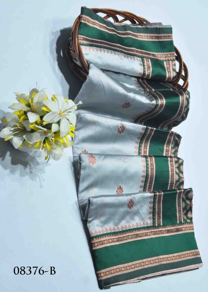 Anjali -08376-B  HaevyMist Grey Color Excellent Rich Look Banarasi Saree CM1248049 (LR1C)