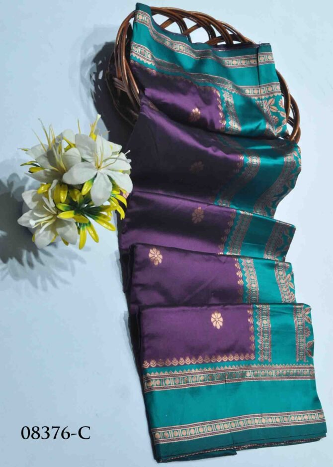 Anjali -08376-C  Deep Purple Color Excellent Rich Look Banarasi Saree CM1248049 (LR1C)