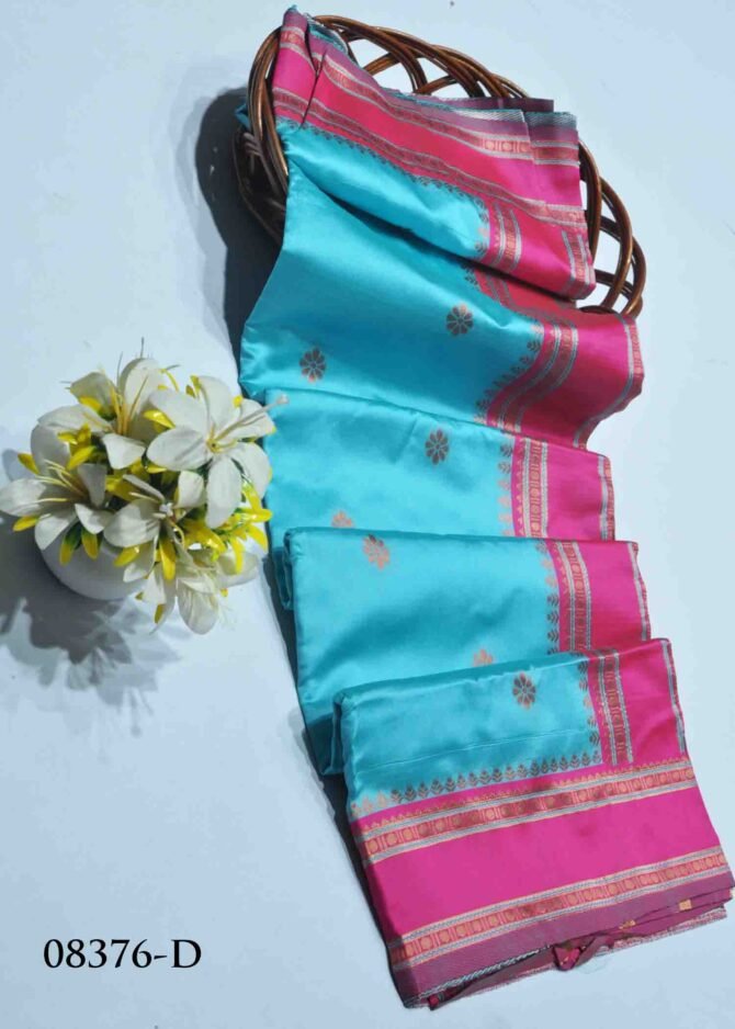 Anjali -08376-D  Cyan Blue Color Excellent Rich Look Banarasi Saree CM1248049 (LR1C)