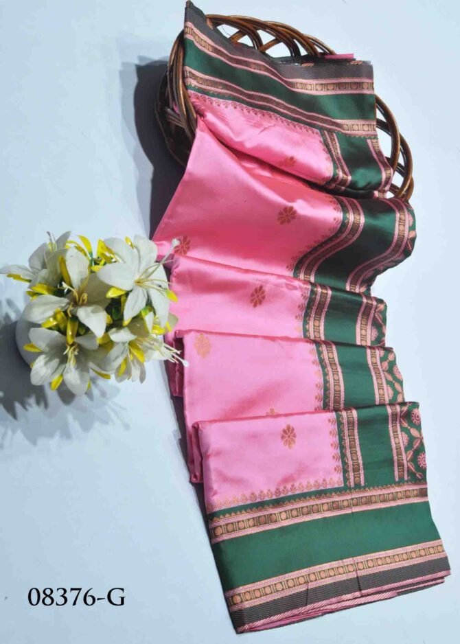 Anjana -08376-G  Taffy Pink Color Excellent Rich Look Banarasi Saree CM1248049 (LR1C)