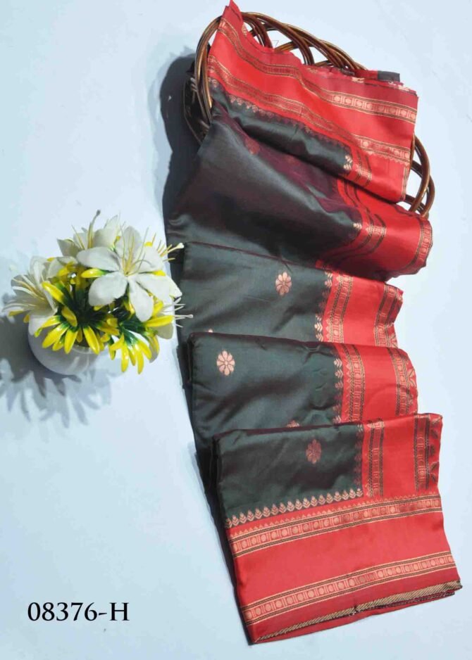 Anjana -08376-H  Hunter Green Color Excellent Rich Look Banarasi Saree CM1248049 (LR1C)