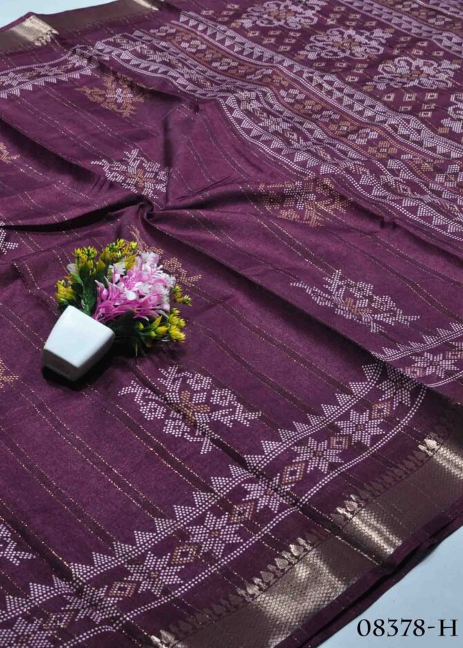 Vamika -08378-H Deep Purple Color Elagant Look Dola Silk Saree CM1252967 (LR6D)