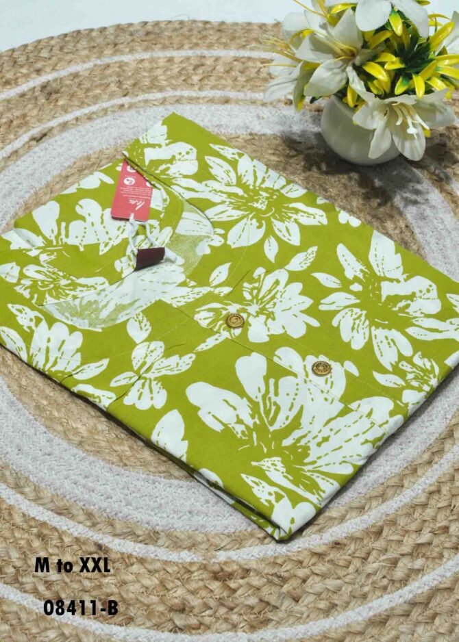 Miruthula - 08411-B  BasilGreen Color Rayon  Readymade Kurti CM1258378 (RR2C)