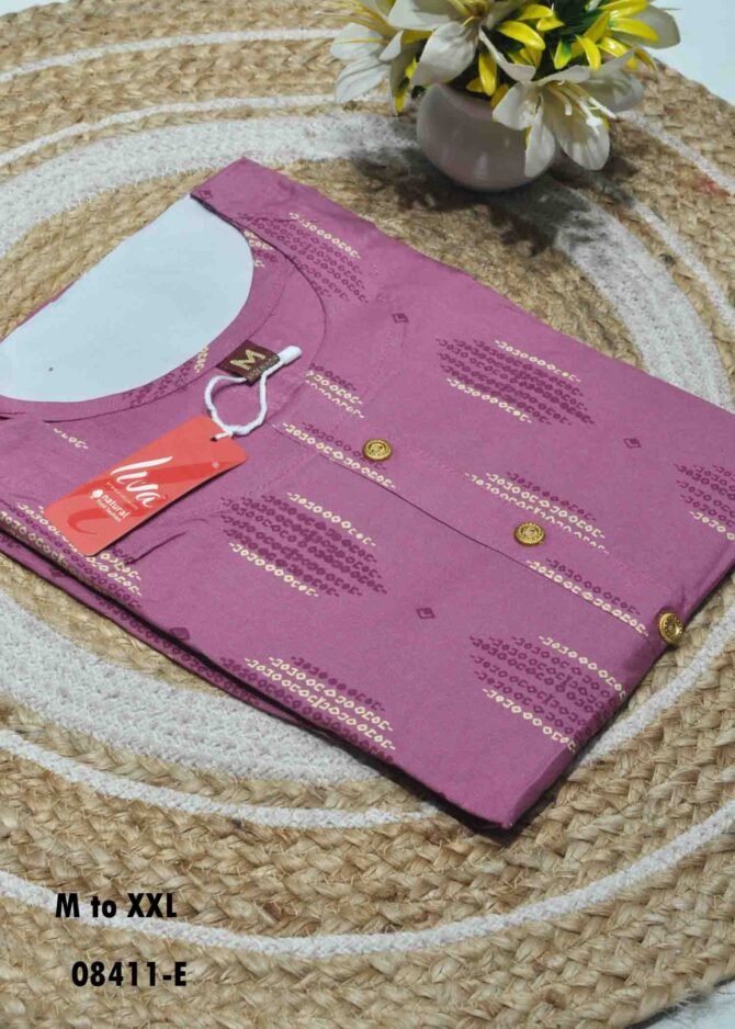 Miruthula - 08411-E  PlumPurple Color Rayon  Readymade Kurti CM1258378 (RR2C)