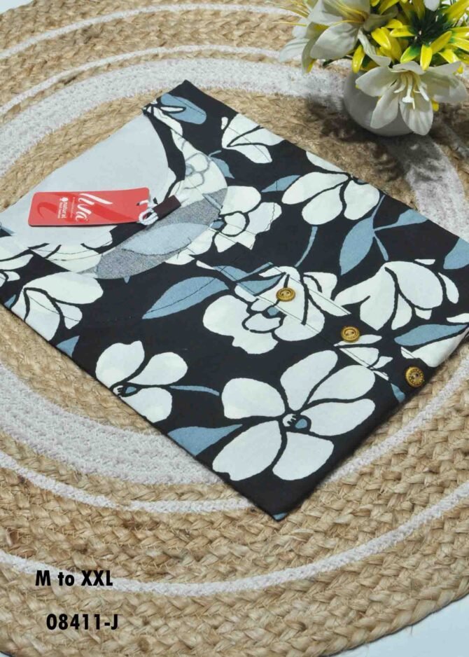 Miruthula - 08411-J  Black Color Rayon  Readymade Kurti CM1258378 (RR2C)