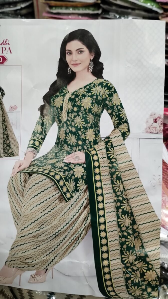 Pushpa 16010 green color XL Size salwar set CM1206702