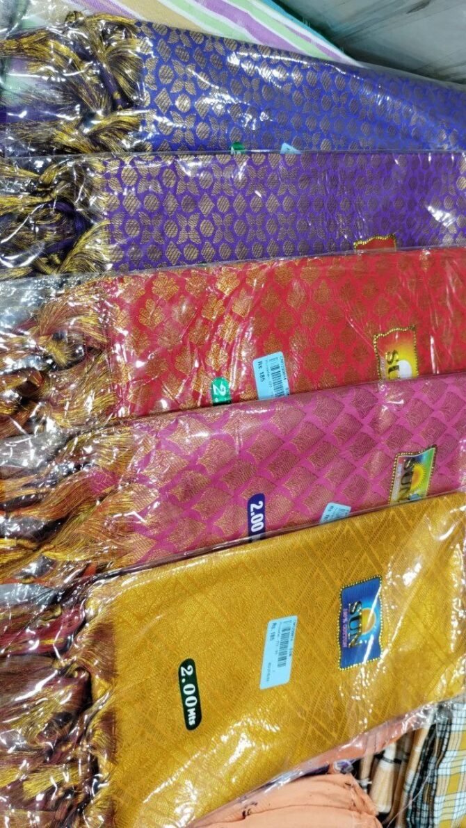 SUN 08185-A Multi color Fancy Ponnadai (Salwa) CM1239814