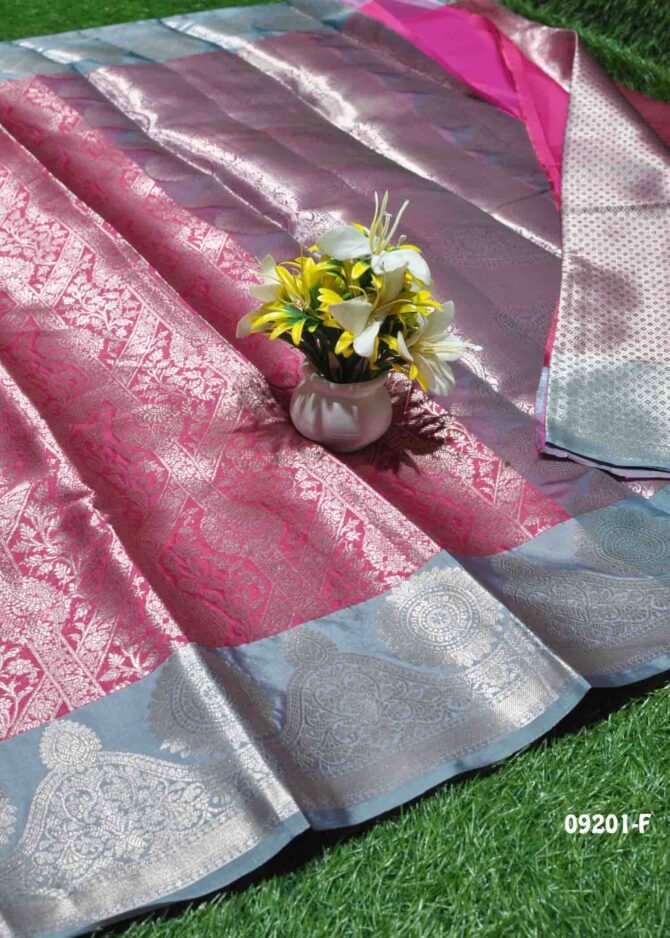 Thendral - 09201 -F  DarkPink Color Traditional Wear Cora Silk Saree CM1282053 (LR1D)