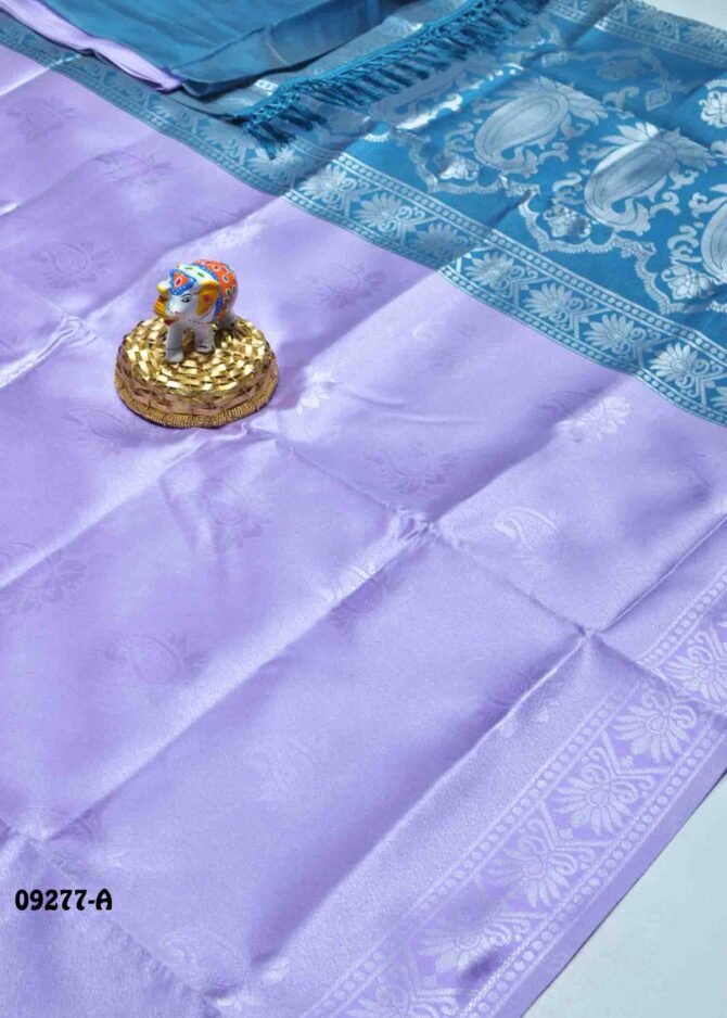 Kadambari - 09277-A  Lavender Color Elagant Banarasi Saree CM1283433 (LR2B)