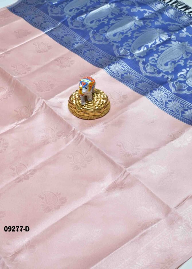 Kadambari - 09277-D  Peach Color Elagant Banarasi Saree CM1283433 (LR2B)