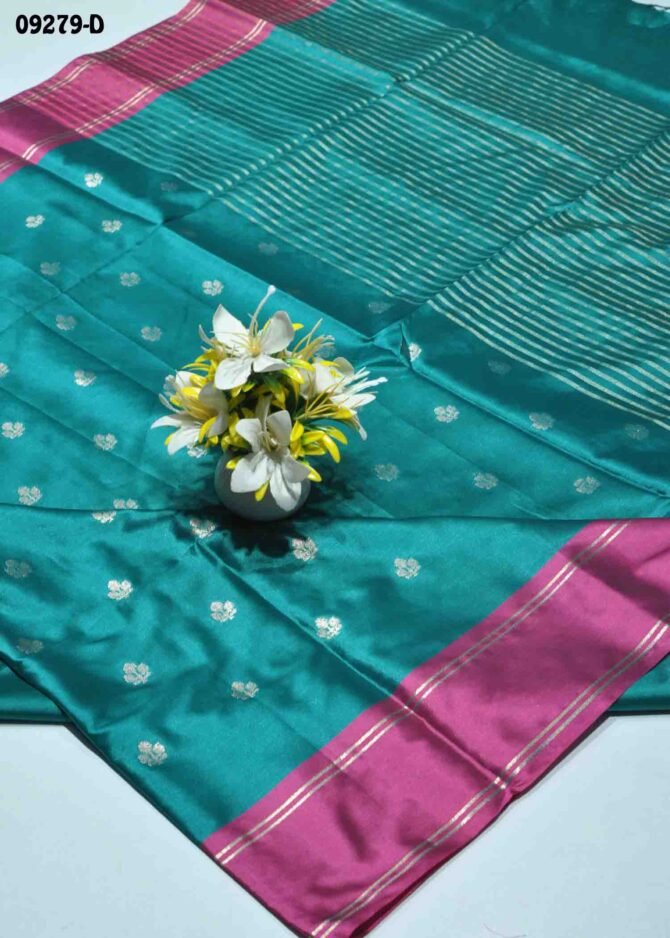 Ahalya -09279-D  PineGreen Color Traditional Look Semi Soft Silk Saree CM1273800 (LR2D)