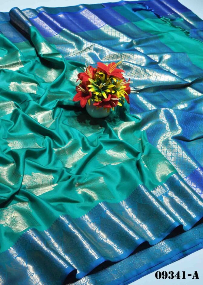 Desika -09341-A  Ocean Green Color Taditional Look Semi Soft Silk Saree CM1290650 (LR2B)