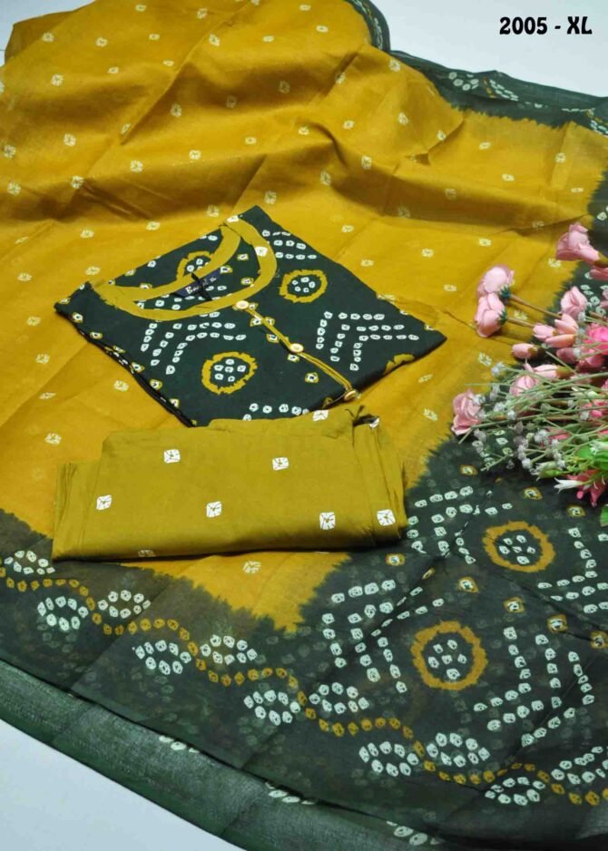 Baalar Colourful 2 -2005-XL   DarkGreen Color Readymade Pure Cotton Salwar CM1292211 (LR2B)