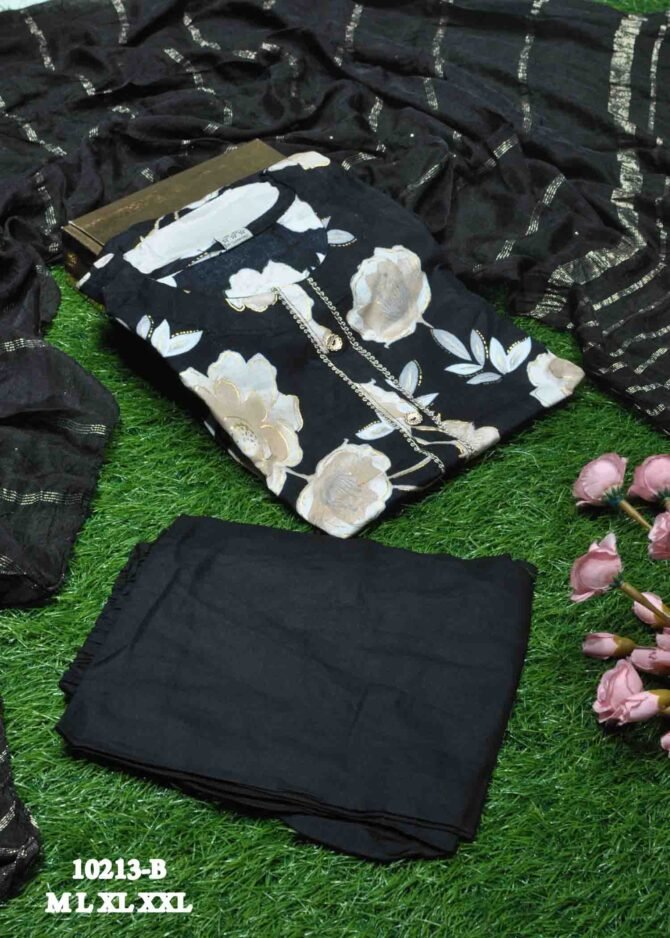 Raina -10213-B   Black Color Readymade Rayon Salwar CM1290549 (RR1C)