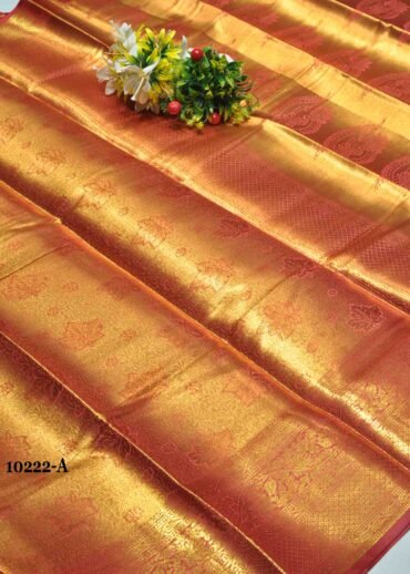 Sahaana - 10222-A  Red  Color Traditional Wear Raw Silk Saree CM1288693 (LR1C)
