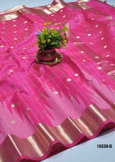 Lithvika - 10226-D  HotPink Color Traditional Wear Chanderi Silk CM1273815 (RR1E)