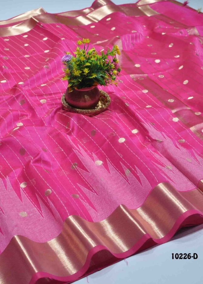 Lithvika - 10226-D  HotPink Color Traditional Wear Chanderi Silk CM1273815 (RR1E)