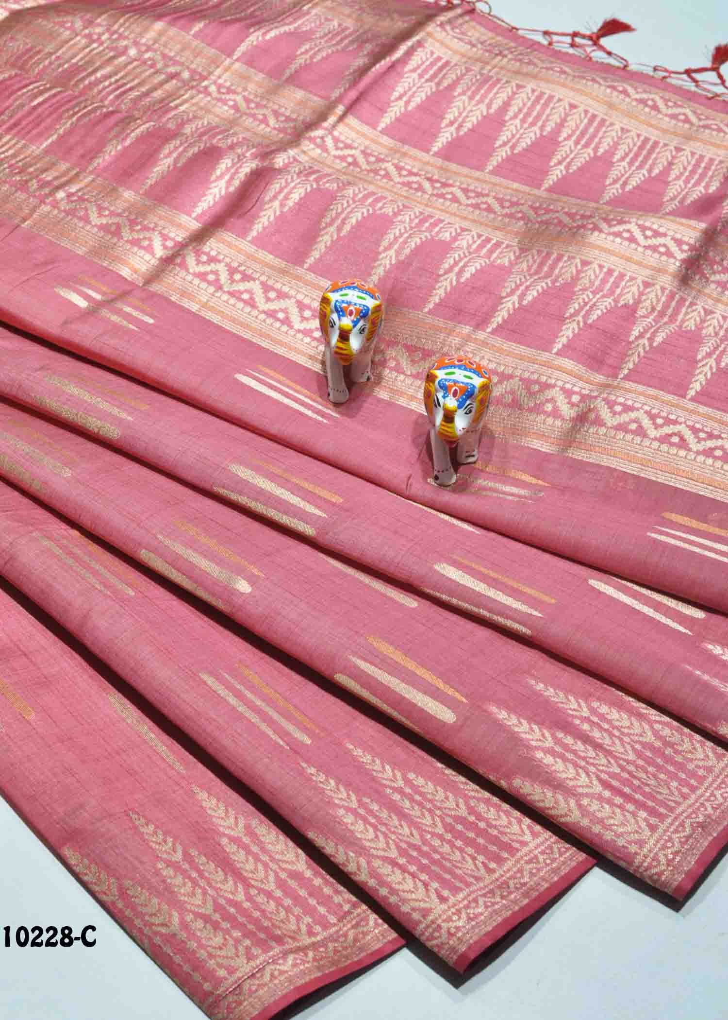 Harinika -10228-C QueenPink Color Excellent Look Paani Silk Saree CM1307555 (LR3C)