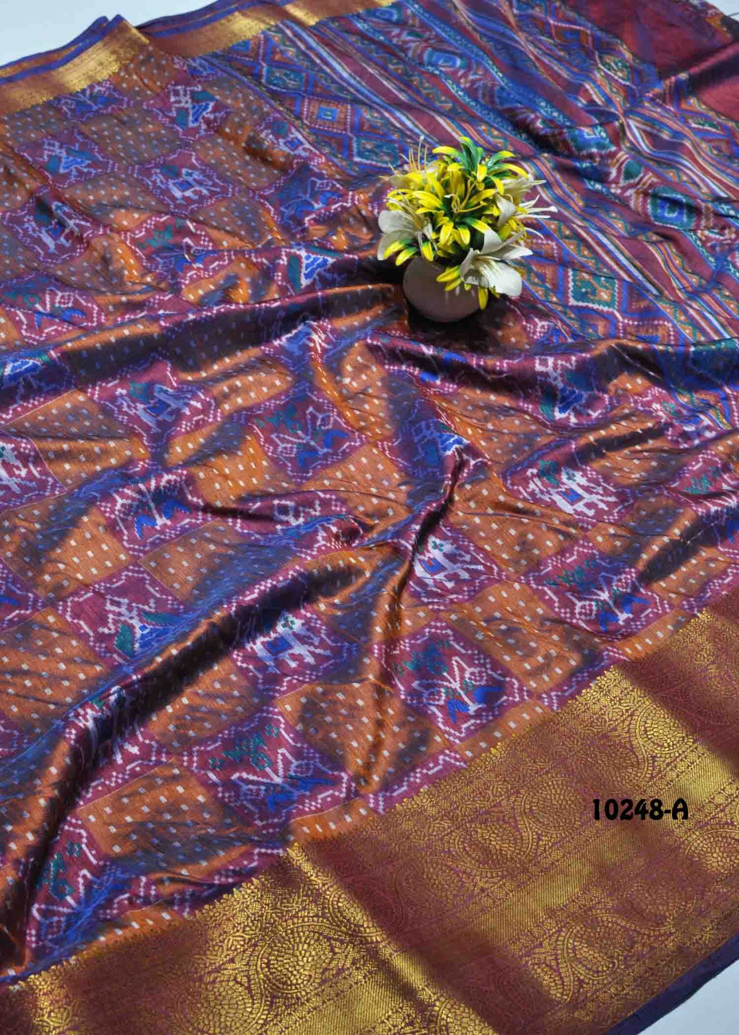 Sayuuri - 10248-A Mustard Color Traditional Wear Pochampally Saree CM1303789 (LR3E)