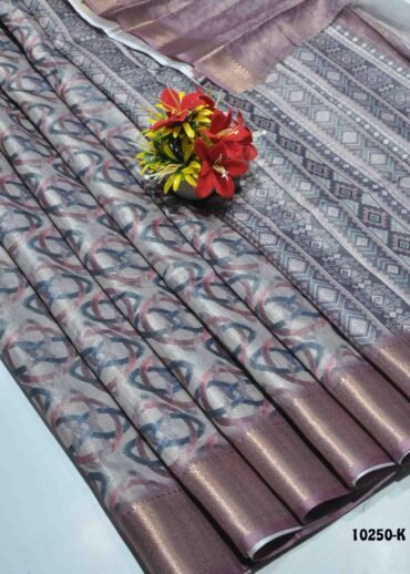 Srivalli -10250-K  LightGrey Color Trendy Fancy Cotton Saree CM1305969 [LR7C]