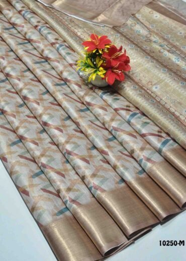 Srivalli -10250-M  LightGrey Color Trendy Fancy Cotton Saree CM1305969 [LR7C]