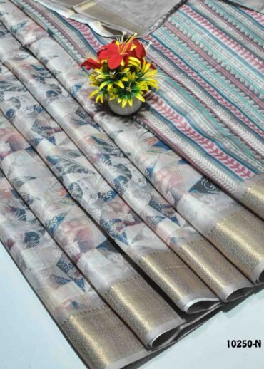 Srivalli -10250-N  LightGrey Color Trendy Fancy Cotton Saree CM1305969 [LR7C]