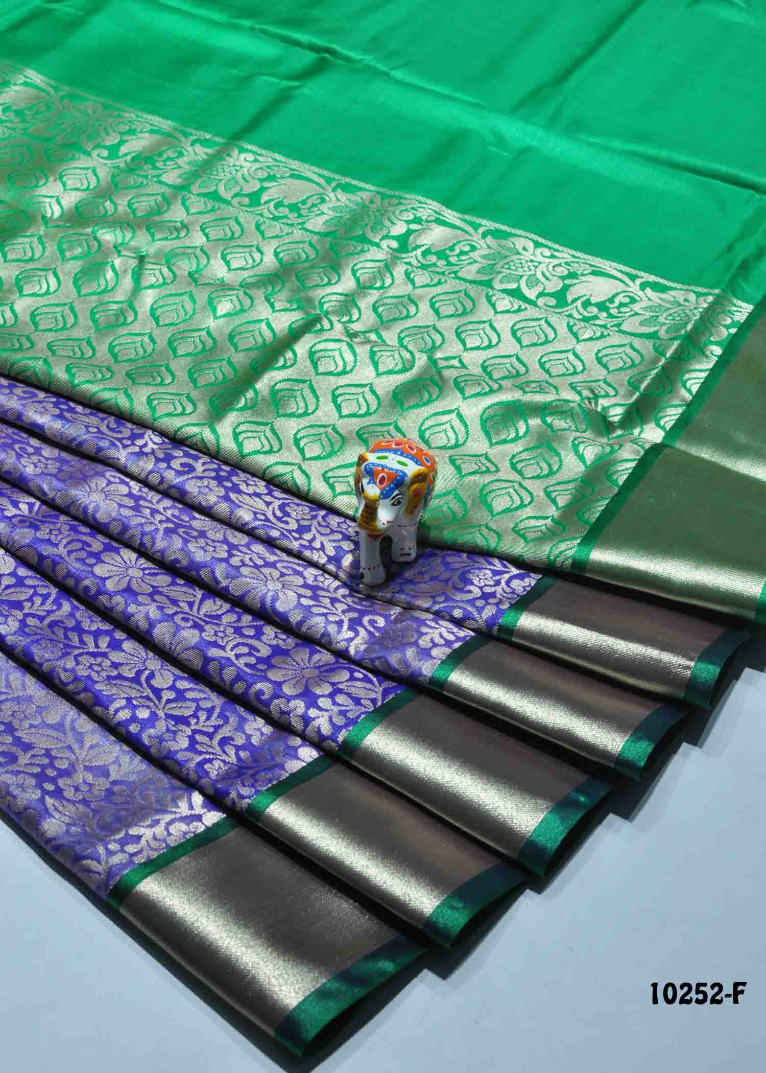 Thosika - 10252-F Violet Color Traditional Wear Tissue Banaras Saree CM1309172 (LR3E)
