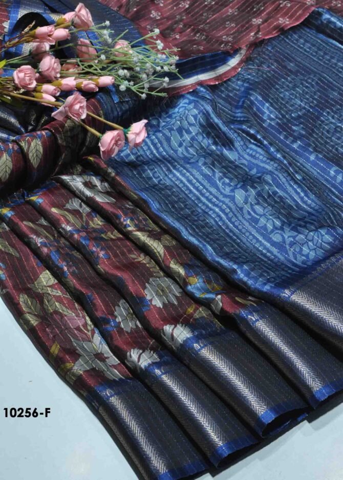 Darshana -10256-F  MelrotRed Color Elegant Look Dola Silk Saree CM1282382 [RR7C]