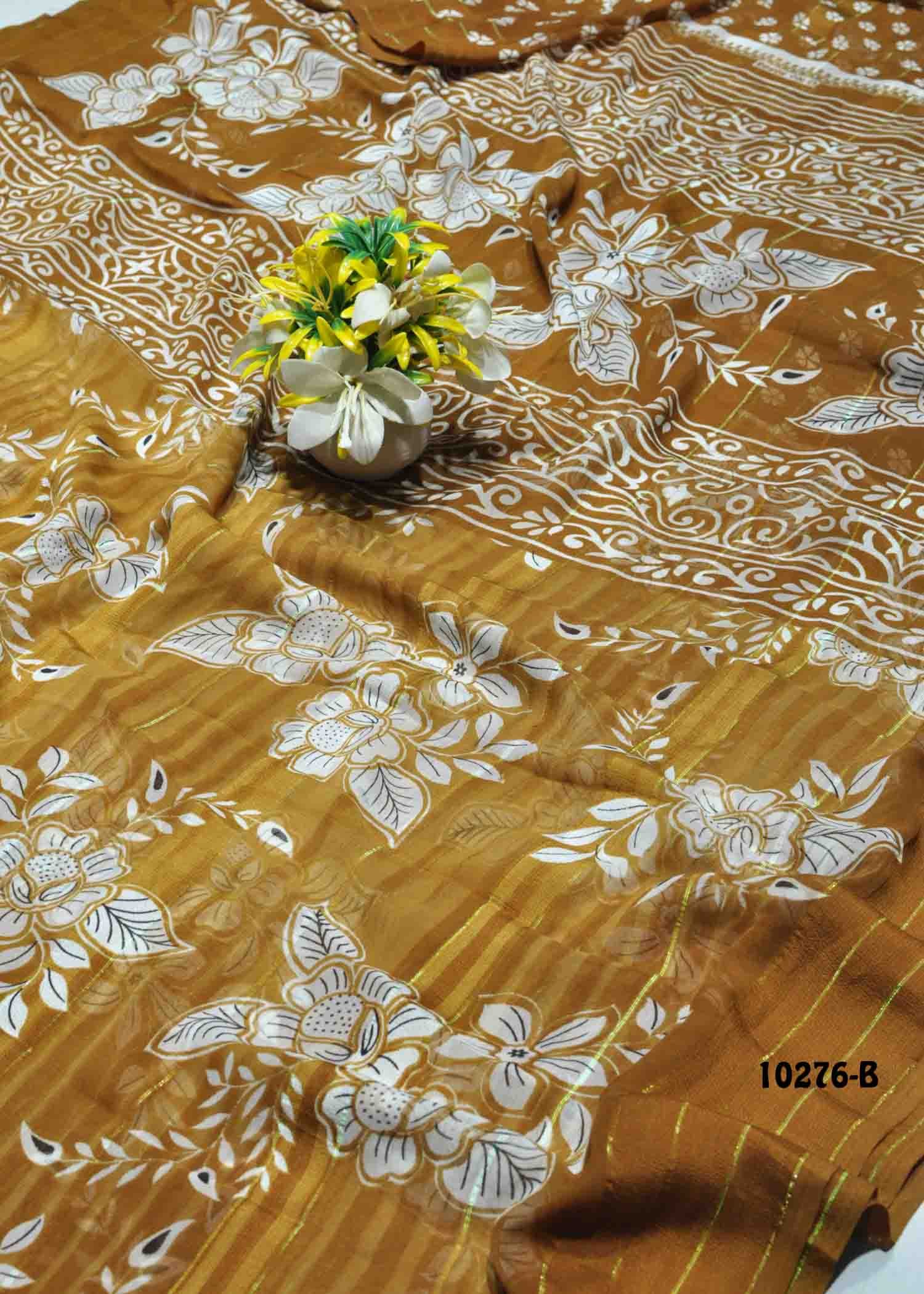 Kayalvizhi -10274-B BirchBrown Color Simply Synthetic Saree CM1308441 (LR11D)