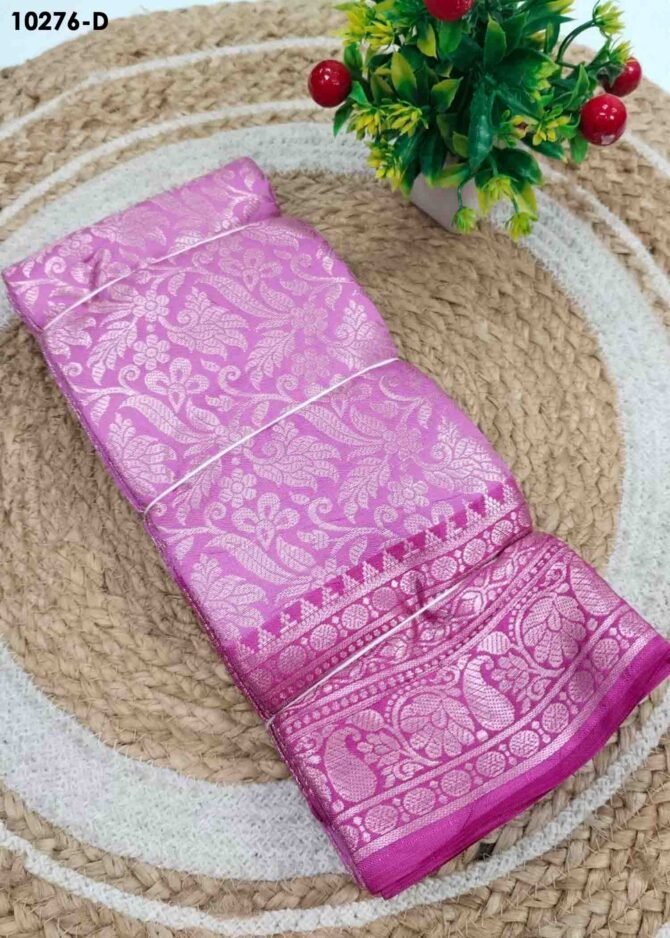 Asvitha - 10276-D  TaffyPink Color Excellent Lichi Silk Saree CM1284495 (RR2B)