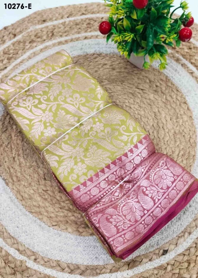 Asvitha - 10276-E  SageGreen Color Excellent Lichi Silk Saree CM1284495 (RR2B)