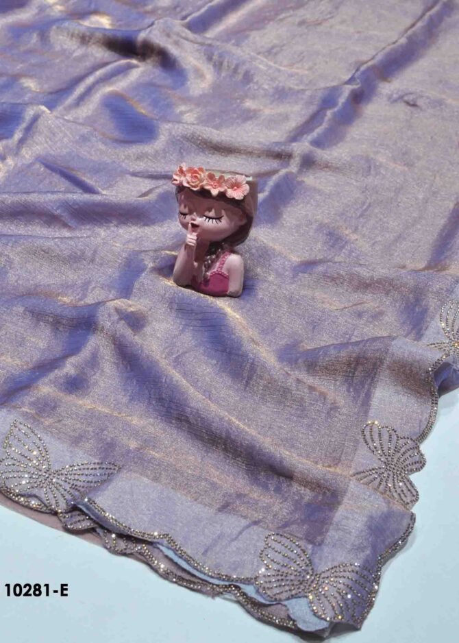 Thivitha -10281-E  Lavender Color New Arrival Trending Space Silk Saree CM1292657 [RR8B]