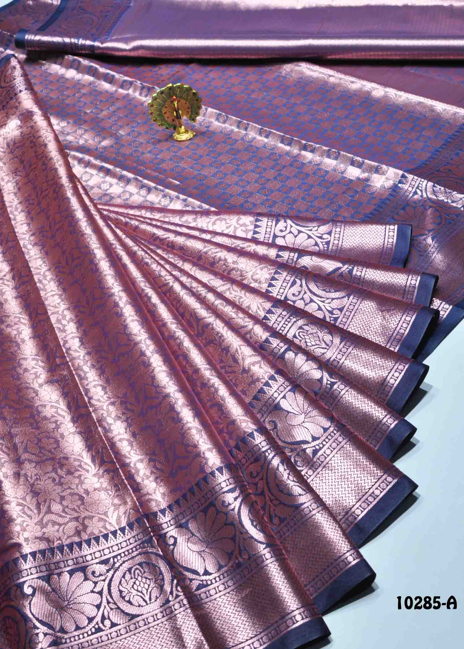 Jaashritha- 10285-A NavyBlue Color Excellent Look Tissue Silk Saree CM1308532 (LR1E)