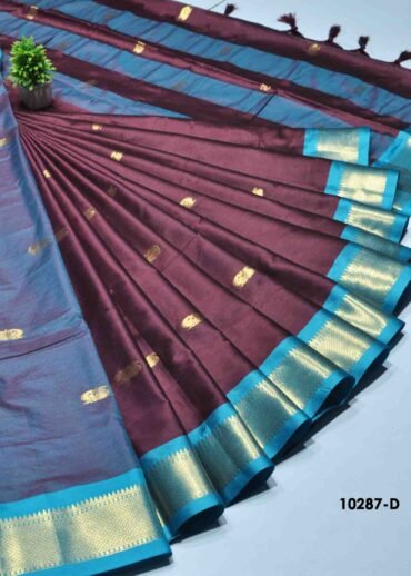Subathra -10287-D  DarkMaroon Color Traditonal Look Paithani Silk Saree CM1283423 (RR1D)