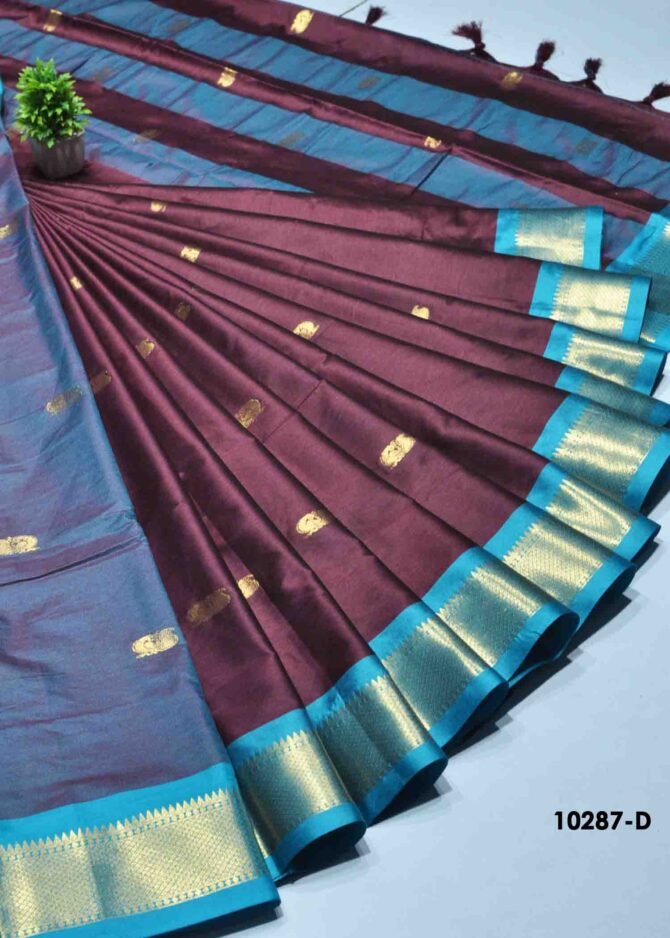 Subathra -10287-D  DarkMaroon Color Traditonal Look Paithani Silk Saree CM1283423 (RR1D)
