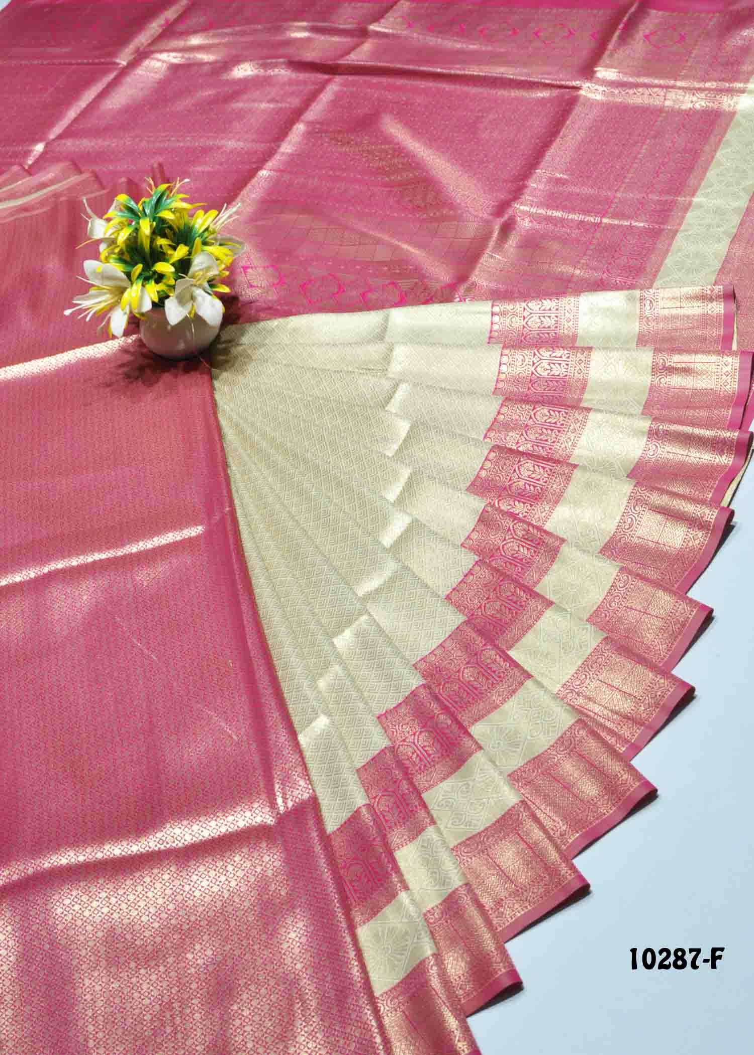 Navaneetha- 10287-F Ivory Color Excellent Traditional Look Semi-Pattu Saree CM1310795 (LR1E)