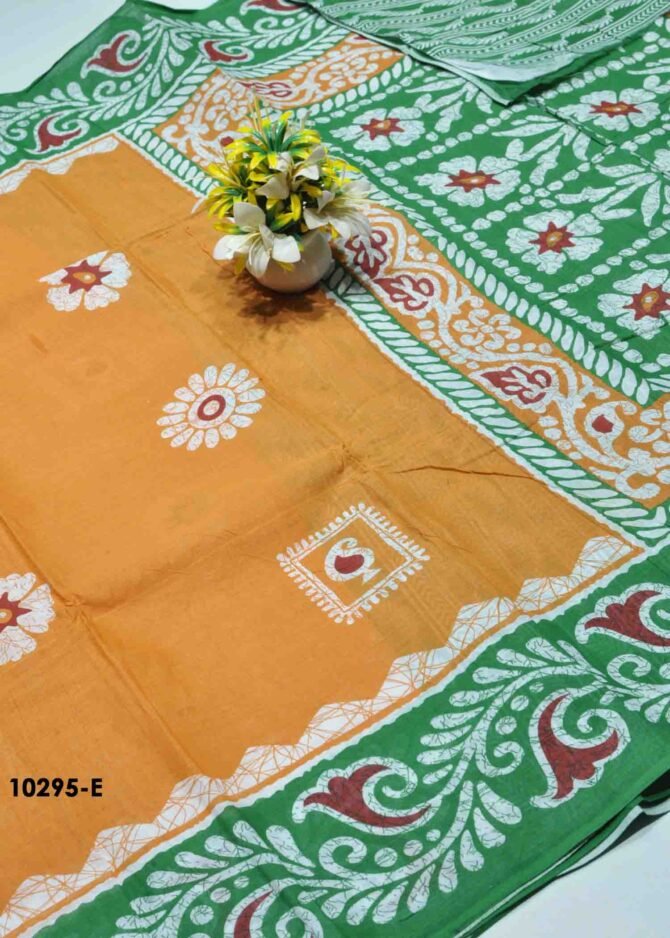 Anushka -10295-E   Mustard Color Soft Pure Cotton Saree CM1302503 [LR4B]