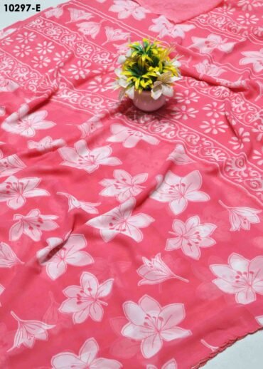 Aadhirai -10297-E  DazzlePink Color Soft Georgette Saree CM1301234 [LR11C]