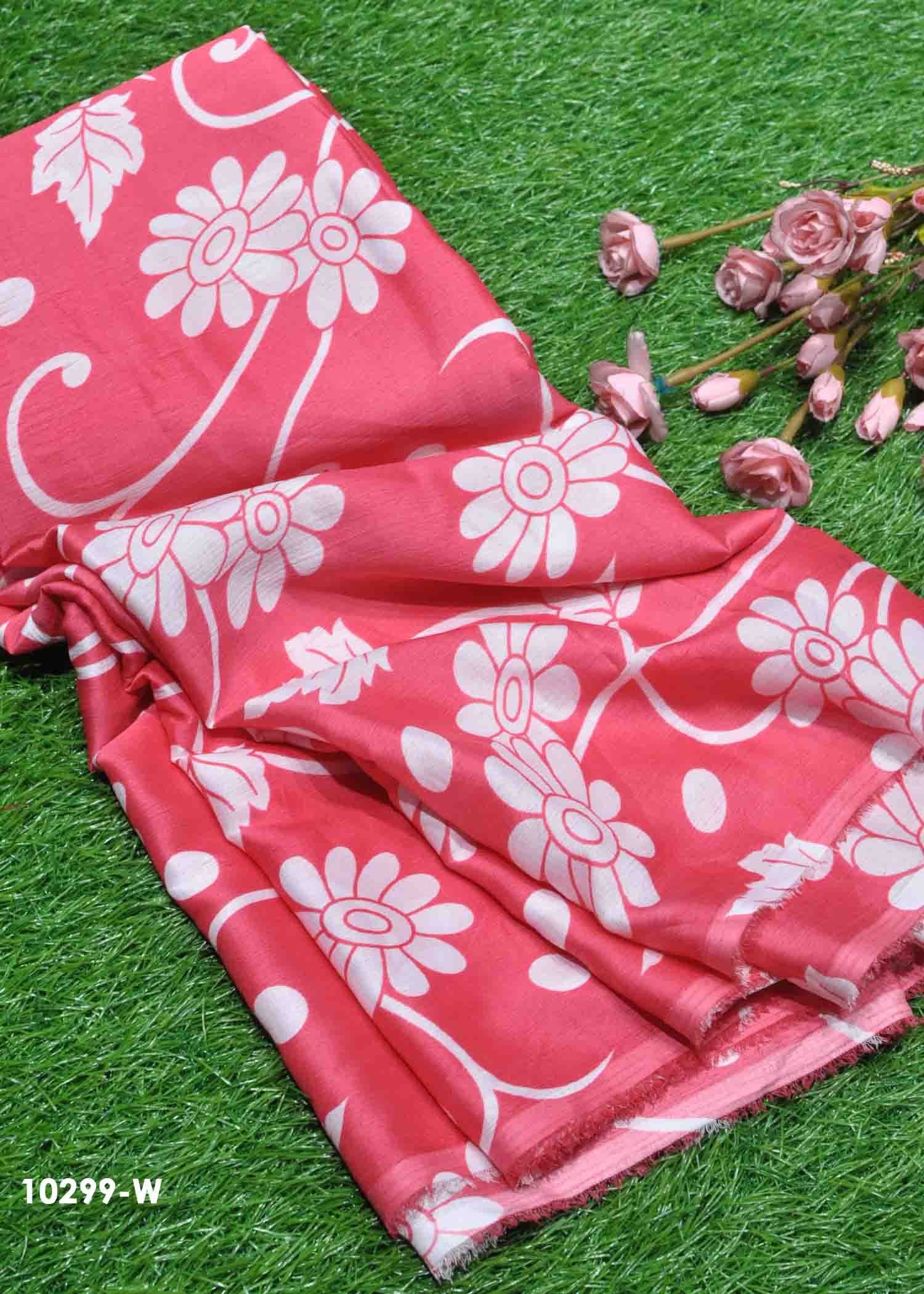 Rishitha - 10299-W  DarkPeach Color Top, Frock & Nighty Popcorn Material CM1305345 (LR1C)