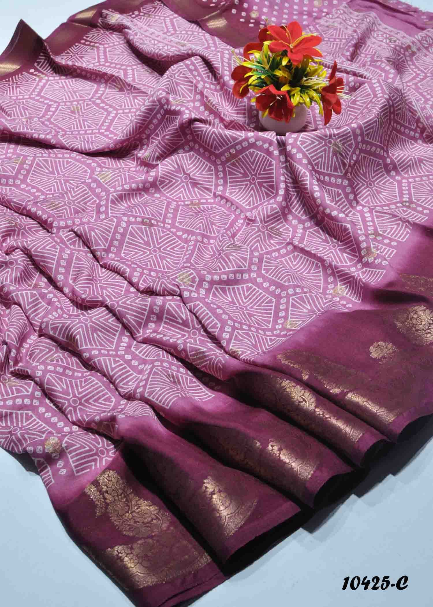 Nairn -10425-C MauvePurple Color Excellent Look Raw Silk Saree CM1297570 (LR2B)