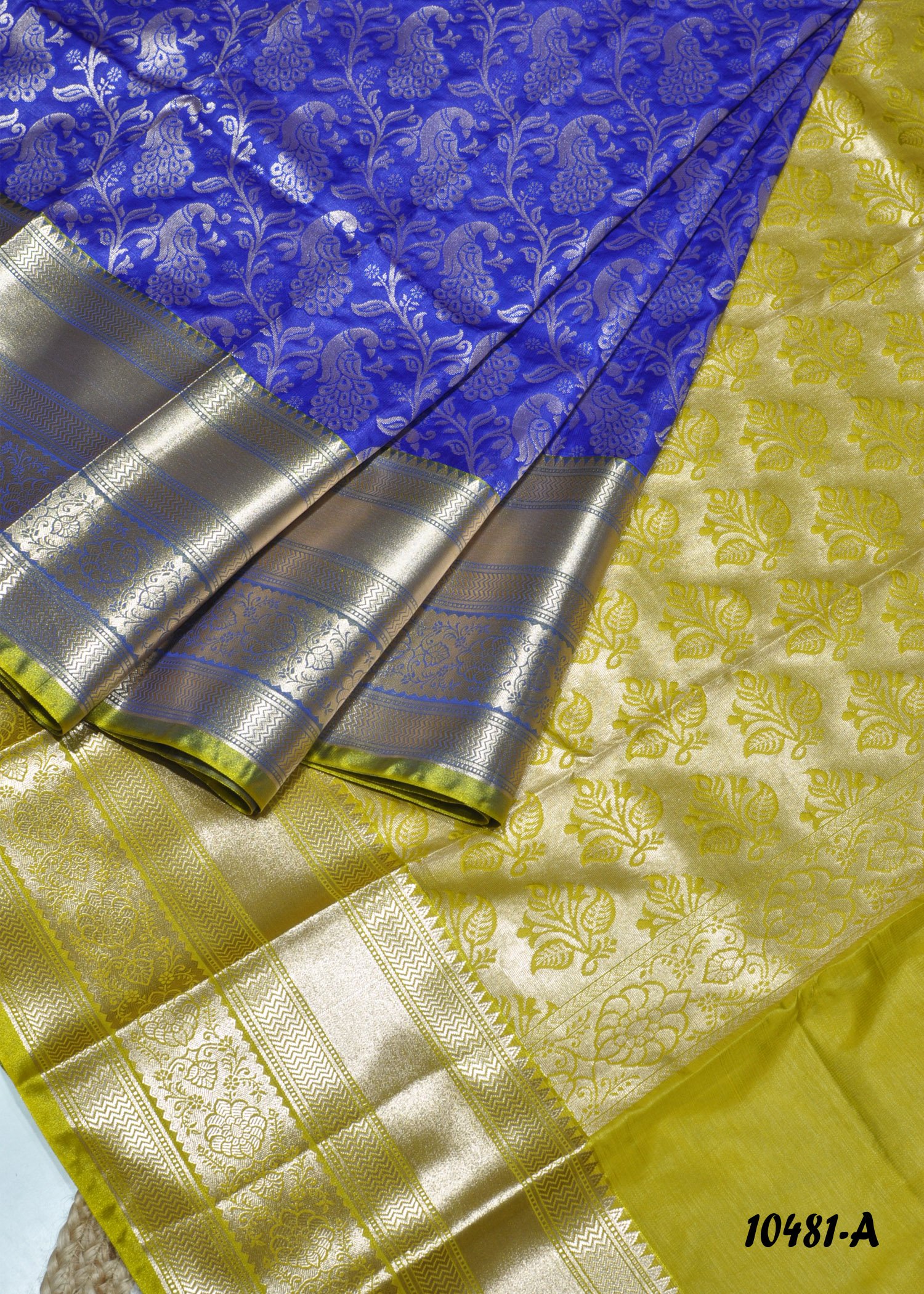Subiksha -  10481-A  Blue Color Excellent Look Banarasi Silk Saree CM1305538 (LR3D)