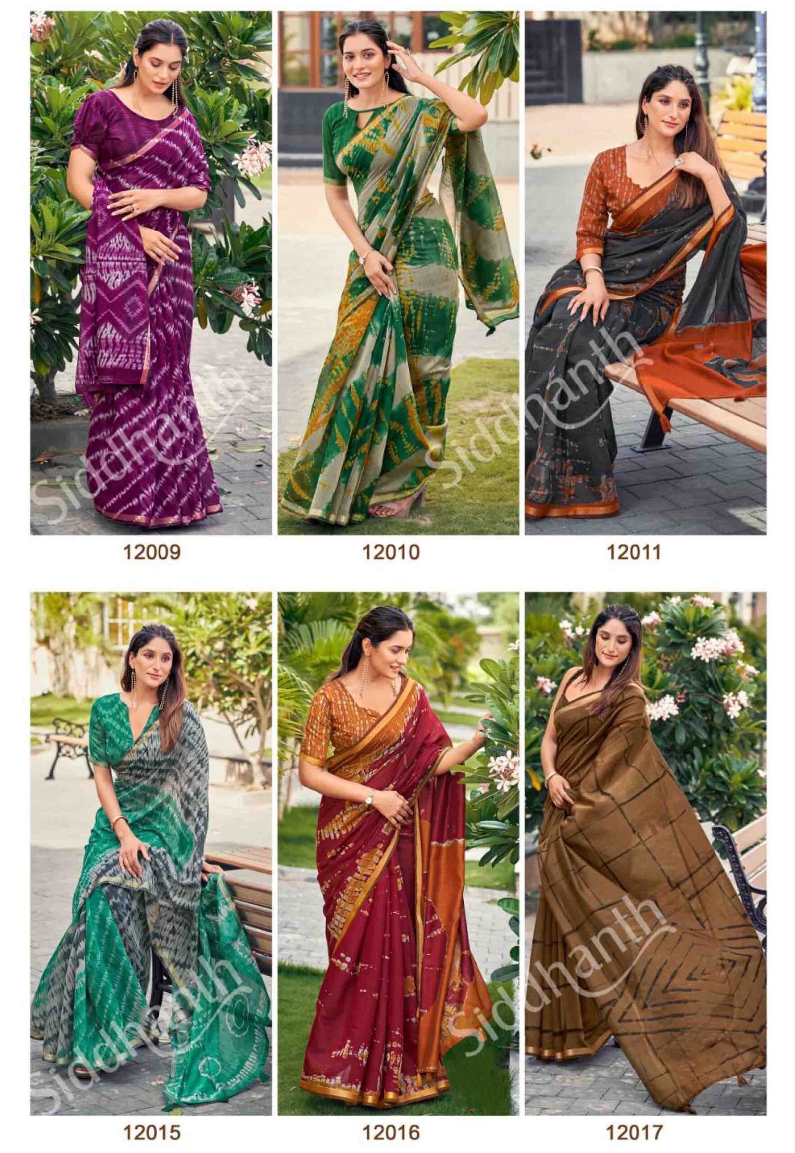 Siddhanth Weaves - KORVI SILK Leheriya Malai Cotton Saree CM1307363 (LR4E)