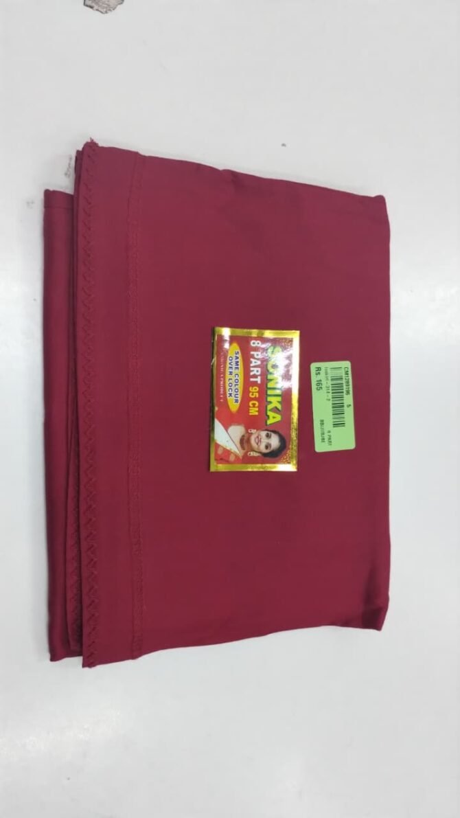 Sonika 10165-A Maroon color 8 part inskirt CM1289196